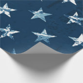 Stars patroon cadeaupapier (Hoek)