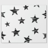 Stars patroon cadeaupapier (Vlak)