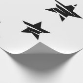 Stars patroon cadeaupapier (Hoek)