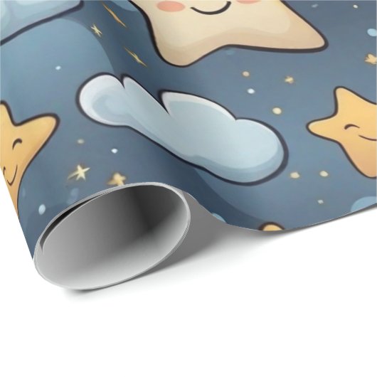 Stars patroon cadeaupapier (Rol Hoek)