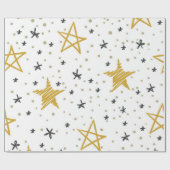 Stars patroon cadeaupapier (Vlak)