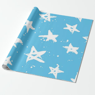 Stars patroon cadeaupapier