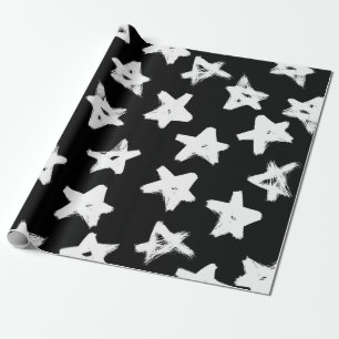 Stars patroon cadeaupapier