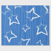 Stars patroon cadeaupapier (Vlak)