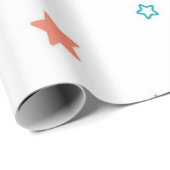 Stars patroon cadeaupapier (Rol Hoek)