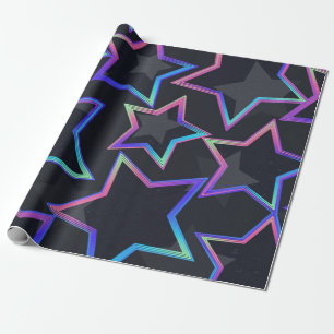 Stars patroon cadeaupapier