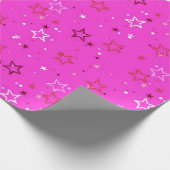 Stars patroon cadeaupapier (Hoek)