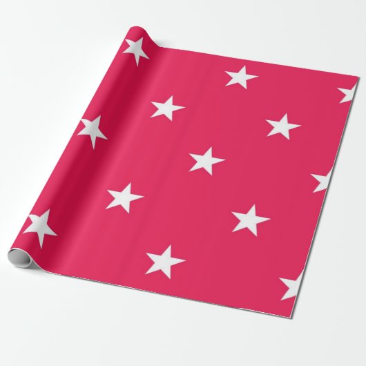 Stars patroon cadeaupapier (Uitgerold)