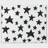 Stars patroon cadeaupapier (Vlak)