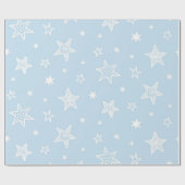 Stars patroon cadeaupapier (Vlak)