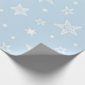 Stars patroon cadeaupapier (Hoek)
