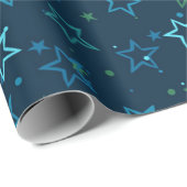 Stars patroon cadeaupapier (Rol Hoek)