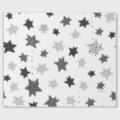 Stars patroon cadeaupapier (Vlak)