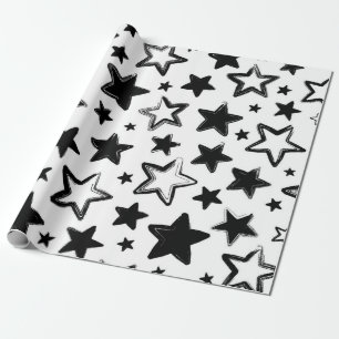 Stars patroon cadeaupapier
