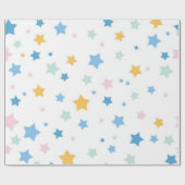 Stars patroon cadeaupapier (Vlak)