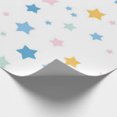 Stars patroon cadeaupapier (Hoek)
