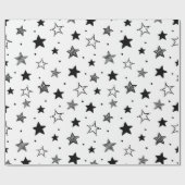 Stars patroon cadeaupapier (Vlak)