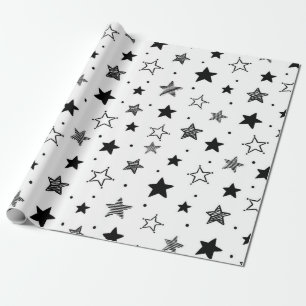 Stars patroon cadeaupapier