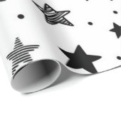 Stars patroon cadeaupapier (Rol Hoek)