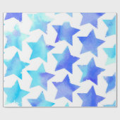 Stars patroon cadeaupapier (Vlak)
