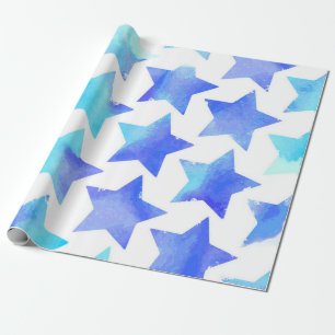 Stars patroon cadeaupapier
