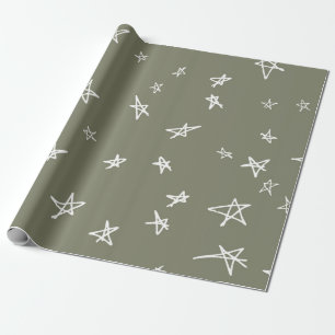 Stars patroon cadeaupapier