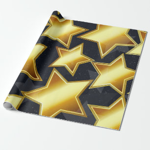 Stars patroon cadeaupapier