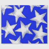 Stars patroon cadeaupapier (Vlak)