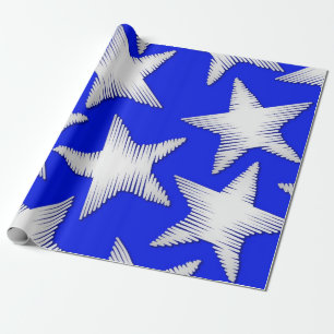 Stars patroon cadeaupapier