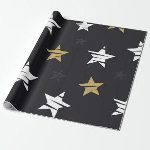 Stars patroon cadeaupapier