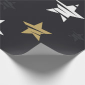 Stars patroon cadeaupapier (Hoek)