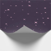 Stars patroon cadeaupapier (Hoek)