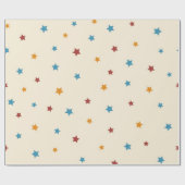Stars patroon cadeaupapier (Vlak)