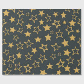 Stars patroon cadeaupapier (Vlak)