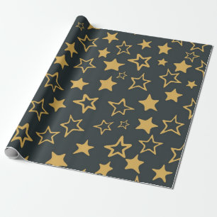 Stars patroon cadeaupapier