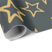 Stars patroon cadeaupapier (Rol Hoek)