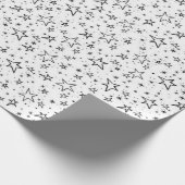Stars patroon cadeaupapier (Hoek)