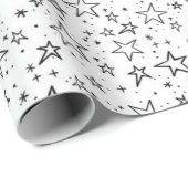Stars patroon cadeaupapier (Rol Hoek)