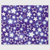 Stars patroon cadeaupapier (Vlak)