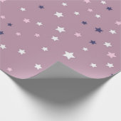 Stars patroon cadeaupapier (Hoek)