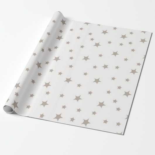 Stars patroon cadeaupapier (Uitgerold)