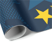 Stars patroon cadeaupapier (Rol Hoek)