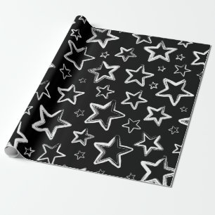 Stars patroon cadeaupapier