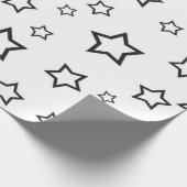 Stars patroon cadeaupapier (Hoek)