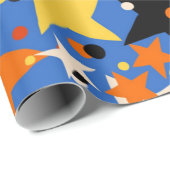 Stars patroon cadeaupapier (Rol Hoek)