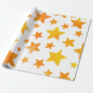 Stars patroon cadeaupapier