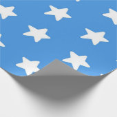 Stars patroon cadeaupapier (Hoek)