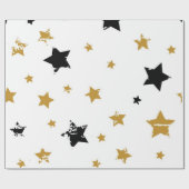 Stars patroon cadeaupapier (Vlak)