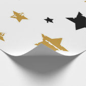 Stars patroon cadeaupapier (Hoek)