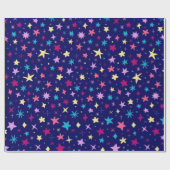 Stars patroon cadeaupapier (Vlak)